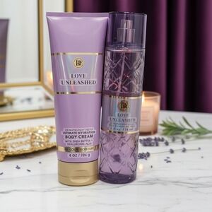 LOVE UNLEASHED  Body Cream and Mist Set